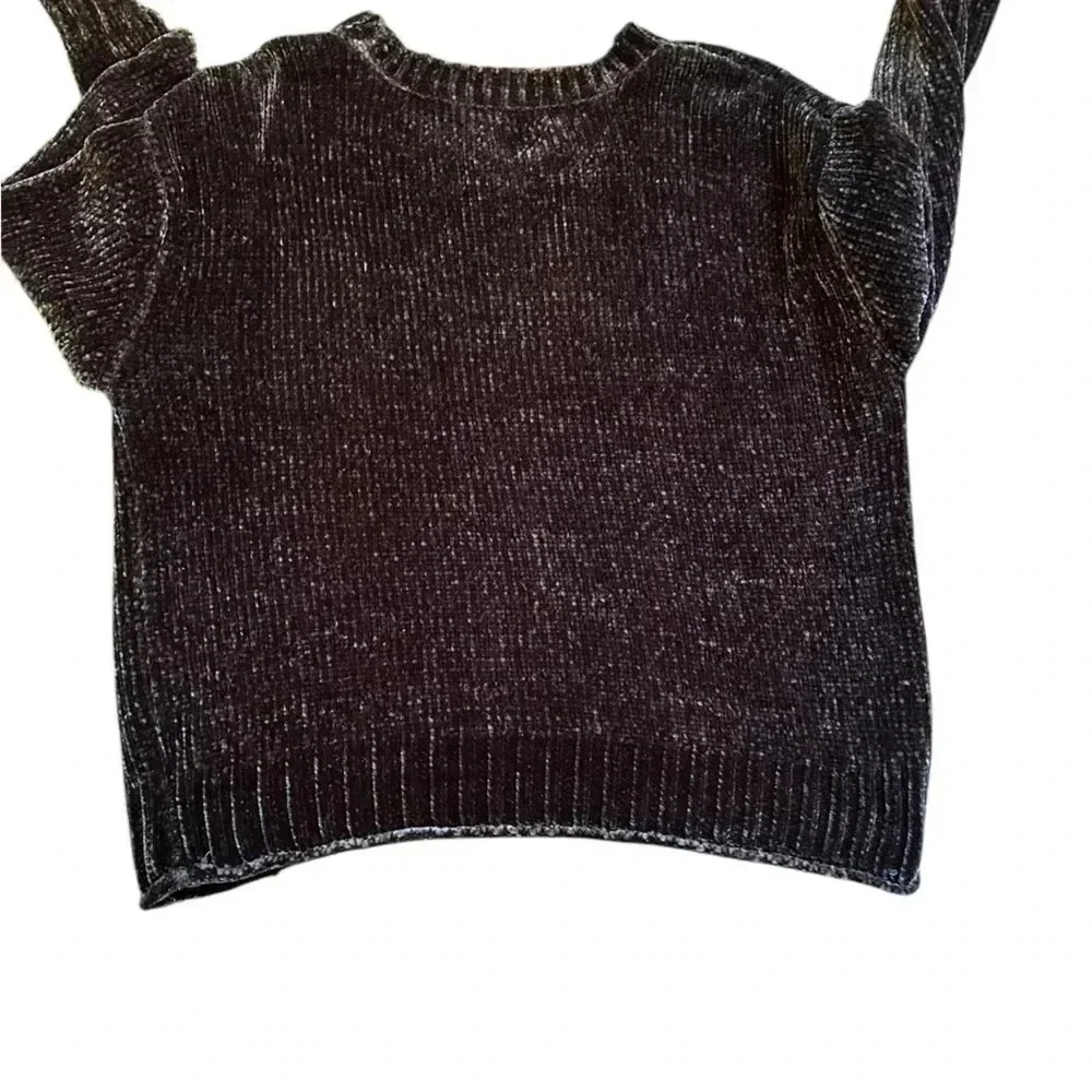 Super Soft Chenille Crew Neck Philosophy Sweater Size L